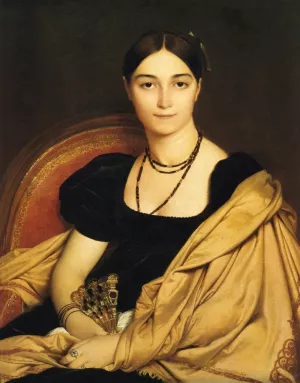 Antonia Duvaucey de Nittis Oil painting by Jean-Auguste-Dominique Ingres