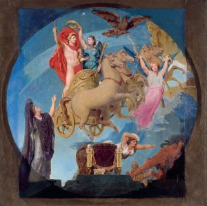 Apotheose de Napoleon Ier by Jean Auguste Dominique Ingres Oil Painting
