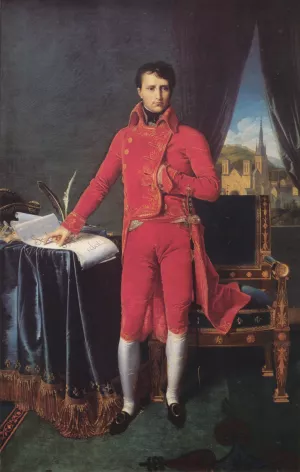 Bonaparte as First Consul Oil painting by Jean-Auguste-Dominique Ingres