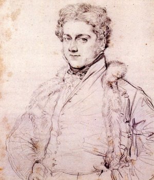 Charles Robert Cockerell by Jean-Auguste-Dominique Ingres Oil Painting