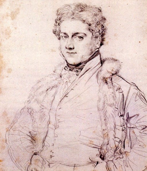 Charles Robert Cockerell by Jean-Auguste-Dominique Ingres - Hand-Painted Oil Painting Reproduction