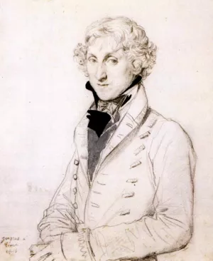 Charles Thomas Thruston by Jean-Auguste-Dominique Ingres - Oil Painting Reproduction