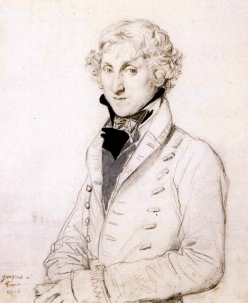 Charles Thomas Thruston by Jean-Auguste-Dominique Ingres - Hand-Painted Oil Painting Reproduction