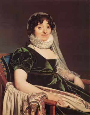 Comtes de Tournon, nee Genevieve de Seytres Caumont painting by Jean-Auguste-Dominique Ingres