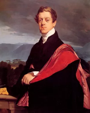 Count Nikolai Dmitrievich Gouriev by Jean-Auguste-Dominique Ingres Oil Painting