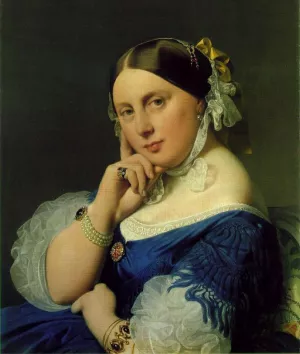 Delphine Ramel, Madame Ingres by Jean-Auguste-Dominique Ingres - Oil Painting Reproduction