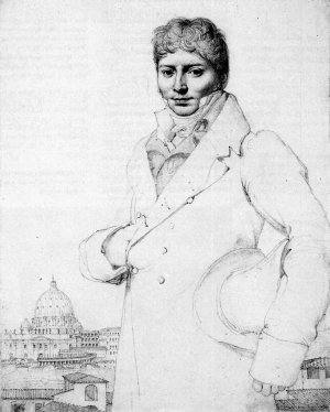 Dr. Jean Louis Robin by Jean-Auguste-Dominique Ingres Oil Painting