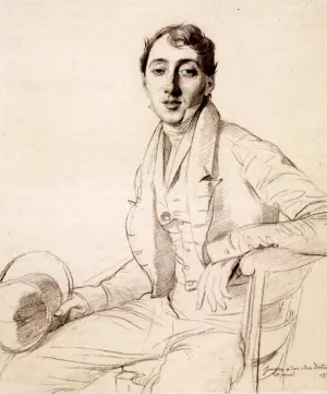 Dr. Louis Martinet by Jean-Auguste-Dominique Ingres Oil Painting