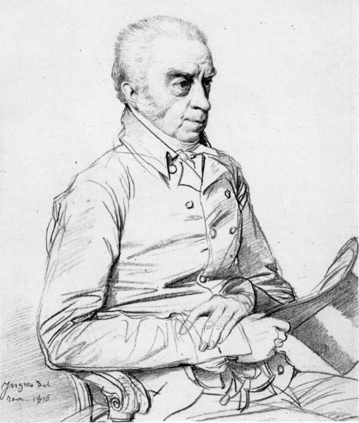 Dr. Thomas Church by Jean-Auguste-Dominique Ingres - Hand-Painted Oil Painting Reproduction