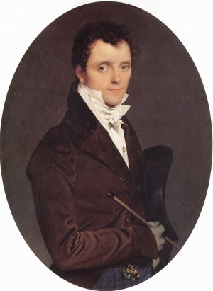 Edme-Francois-Joseph Bochet by Jean-Auguste-Dominique Ingres Oil Painting