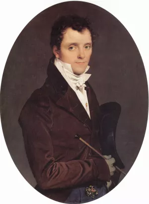 Edme-Francois-Joseph Bochet Oil painting by Jean-Auguste-Dominique Ingres