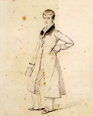 Felix Leblanc by Jean-Auguste-Dominique Ingres Oil Painting