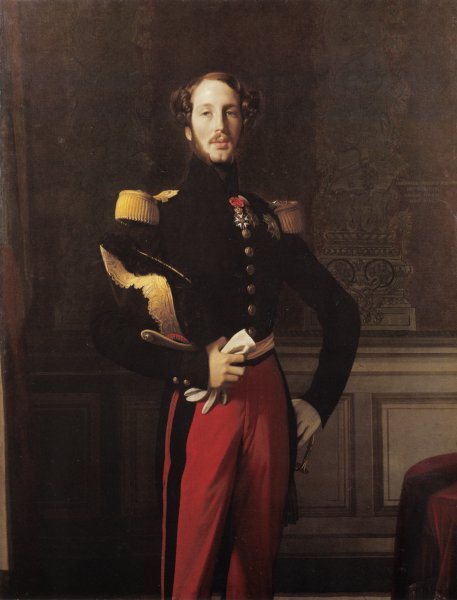 Main Product Photo of Ferdinand-Philippe-Louis-Charles-Henri, Duc d'Orleans Painting by Jean-Auguste-Dominique Ingres