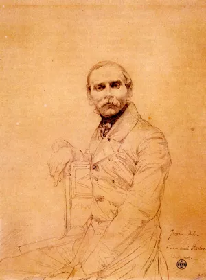 Franz Adolf von Stuerler Oil painting by Jean-Auguste-Dominique Ingres