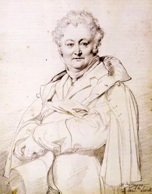 Guillaume Guillon Lethiere by Jean-Auguste-Dominique Ingres Oil Painting