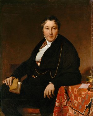 Jacques-Louis Leblanc by Jean Auguste Dominique Ingres Oil Painting