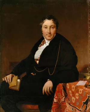 Jacques-Louis Leblanc by Jean Auguste Dominique Ingres Oil Painting