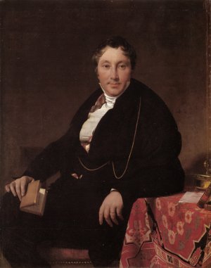 Jacques-Louis Leblanc by Jean-Auguste-Dominique Ingres Oil Painting