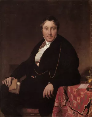 Jacques-Louis Leblanc by Jean-Auguste-Dominique Ingres Oil Painting