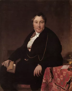 Jacques-Louis Leblanc Oil painting by Jean-Auguste-Dominique Ingres