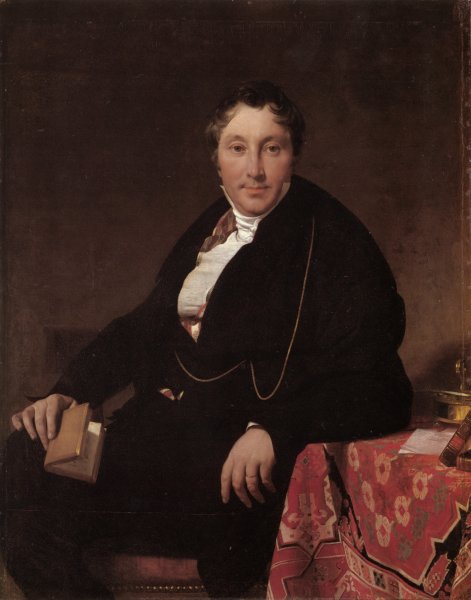 Jacques-Louis Leblanc by Jean-Auguste-Dominique Ingres - Hand-Painted Oil Painting Reproduction