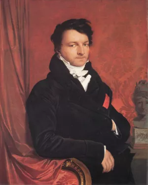 Jacques Marquet, Baron de Montbreton de Norvins by Jean-Auguste-Dominique Ingres - Oil Painting Reproduction