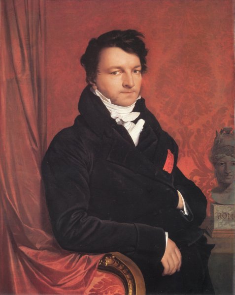 Jacques Marquet, Baron de Montbreton de Norvins by Jean-Auguste-Dominique Ingres - Hand-Painted Oil Painting Reproduction