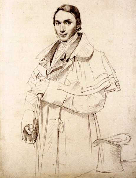 Main Product Photo of Jean Francois Antoine Forest Painting by Jean-Auguste-Dominique Ingres