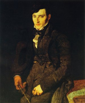 Jean-Francois Giliibert Oil painting by Jean-Auguste-Dominique Ingres
