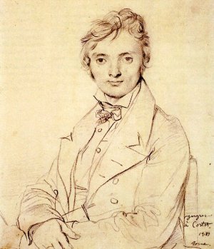 Jean Pierre Cortot Oil painting by Jean-Auguste-Dominique Ingres