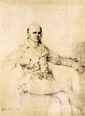 John Russel, Sixth Duke of Bedford Oil painting by Jean-Auguste-Dominique Ingres