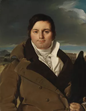 Joseph-Antoine Moltedo by Jean Auguste Dominique Ingres Oil Painting