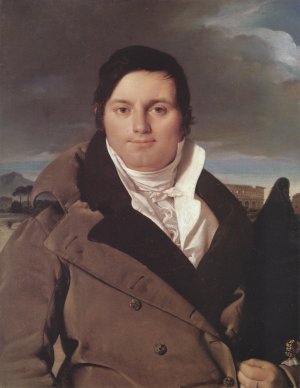 Joseph-Antoine Moltedo Oil painting by Jean-Auguste-Dominique Ingres