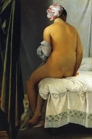 La Grande Baigneuse also known as La Baigneuse de Valpincon Oil painting by Jean-Auguste-Dominique Ingres
