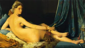 La Grande Odalisque by Jean-Auguste-Dominique Ingres - Oil Painting Reproduction