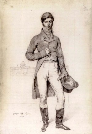 Lord Graham, Thomas Philip Robinson by Jean-Auguste-Dominique Ingres Oil Painting