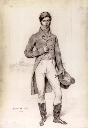 Lord Graham, Thomas Philip Robinson Oil painting by Jean-Auguste-Dominique Ingres