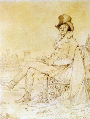 Lucien Bonaparte Oil painting by Jean-Auguste-Dominique Ingres