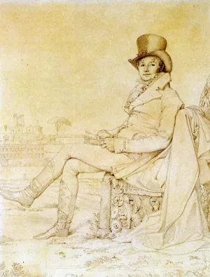 Lucien Bonaparte Oil painting by Jean-Auguste-Dominique Ingres