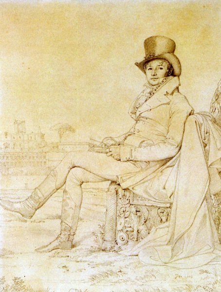 Main Product Photo of Lucien Bonaparte Painting by Jean-Auguste-Dominique Ingres