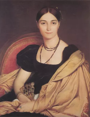 Madame Duvaucey by Jean-Auguste-Dominique Ingres Oil Painting