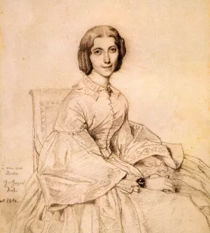 Madame Franz Adolf von Stuerler, born Matilda Jarman Oil painting by Jean-Auguste-Dominique Ingres