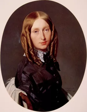 Madame Frederic Reiset Oil painting by Jean-Auguste-Dominique Ingres