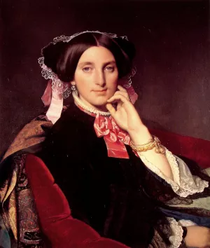 Madame Henri Gonse Oil painting by Jean-Auguste-Dominique Ingres