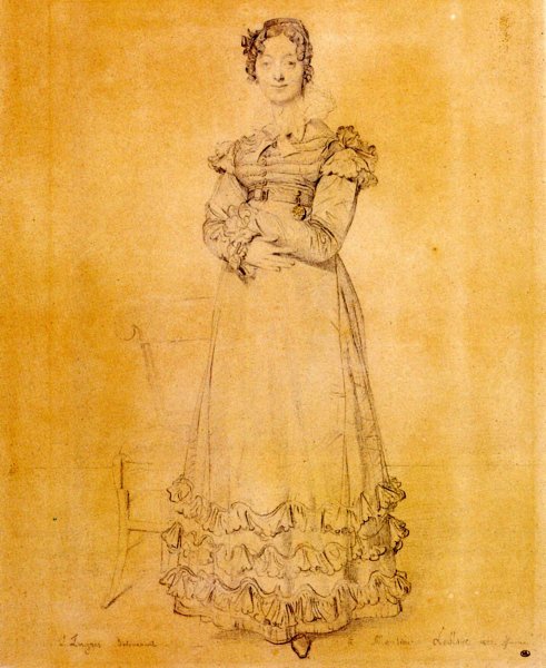 Main Product Photo of Madame Jacquelles Louis Leblanc, Born Francoise Poncelle Painting by Jean-Auguste-Dominique Ingres