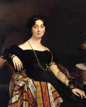 Madame Jacques-Louis Leblanc, nee Francoise Poncelle 1788-1839 Oil painting by Jean-Auguste-Dominique Ingres