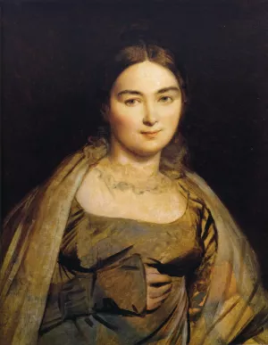 Madeleine Ingres, nee Chapelle by Jean-Auguste-Dominique Ingres Oil Painting