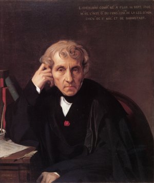 Maria Luigi Carlo Zenobio Salvatore Cherubini Oil painting by Jean-Auguste-Dominique Ingres