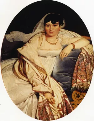 Marie-Francoise Riviere by Jean-Auguste-Dominique Ingres - Oil Painting Reproduction