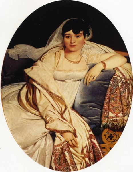 Marie-Francoise Riviere by Jean-Auguste-Dominique Ingres - Hand-Painted Oil Painting Reproduction